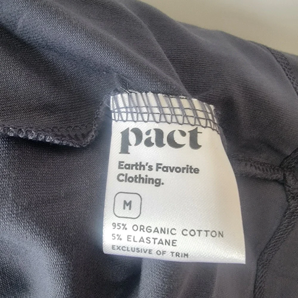 Pact women's Organic Luxe Essential Swing Cardigan size M Navy long sleeve - Picture 8 of 8